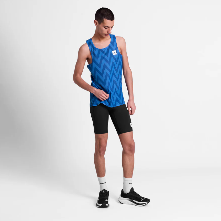 Saysky Camiseta Zig Zag Flow Air Singlet - Azul - Odda running