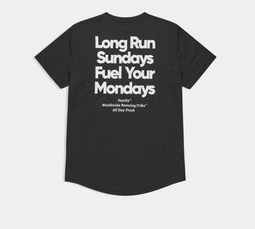 Saysky Camiseta Statement Combat Pro T-Shirt - Negro - Odda running