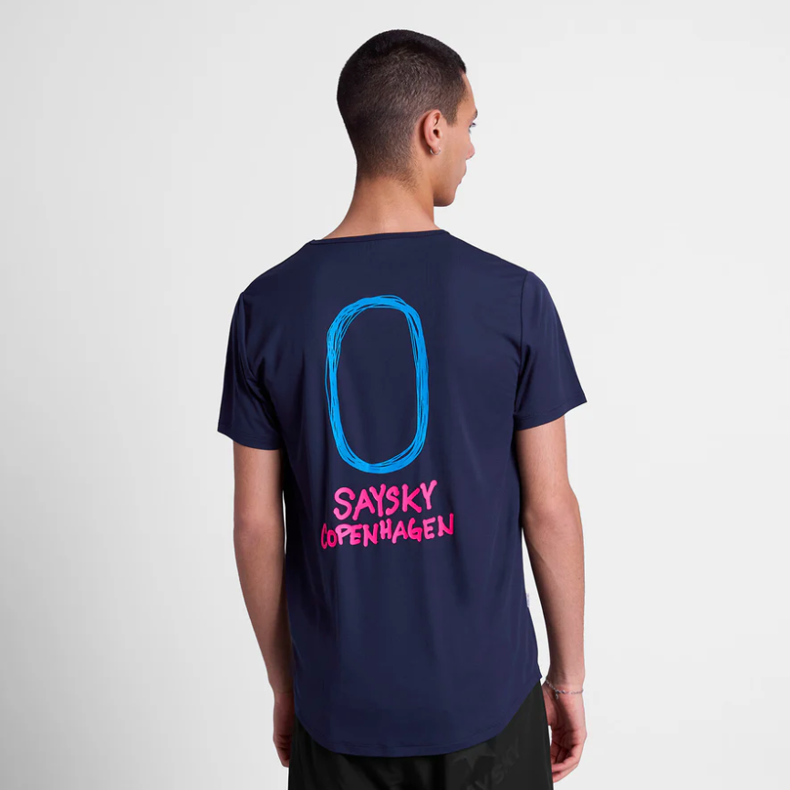 Saysky Camiseta Statement Flow T-shirt - Azul - Odda running