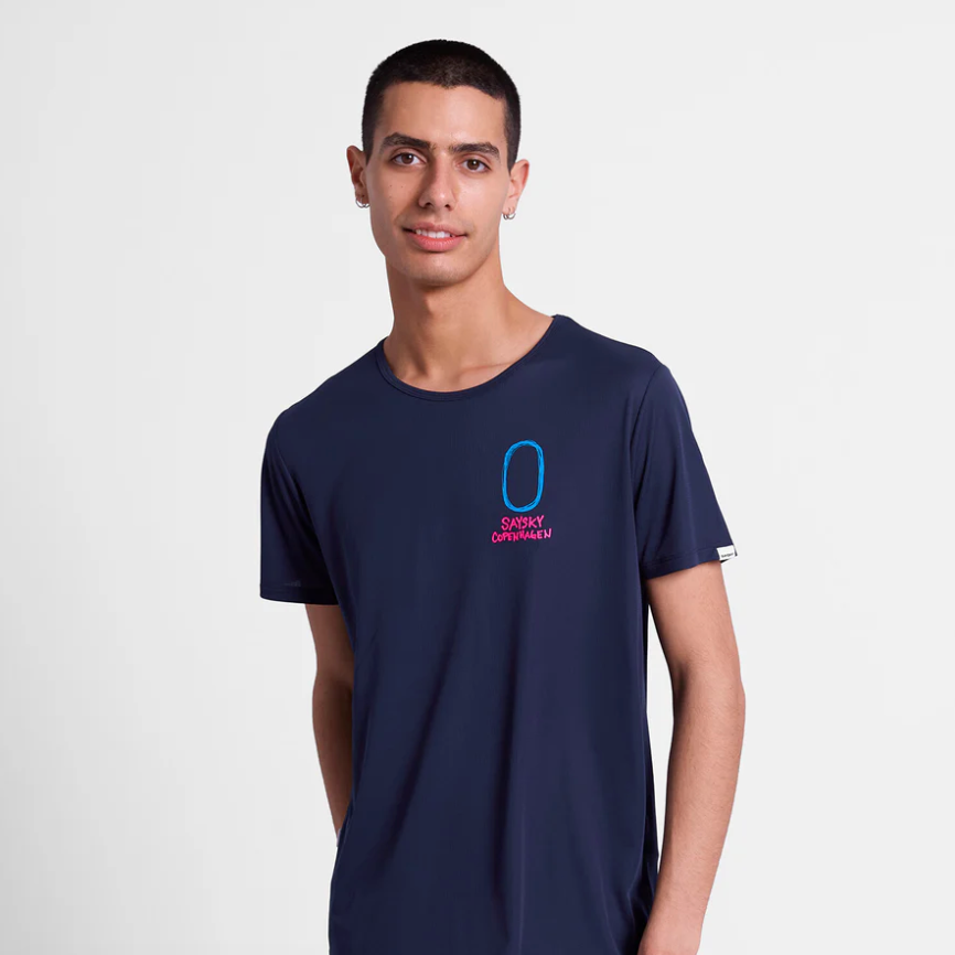 Saysky Camiseta Statement Flow T-shirt - Azul - Odda running