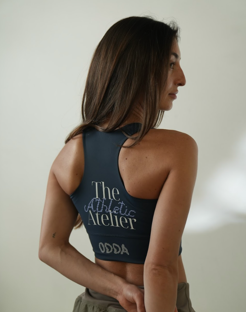 SAYSKY x ODDA - Top Sports Bra Maratón Madrid 2026 - Odda running