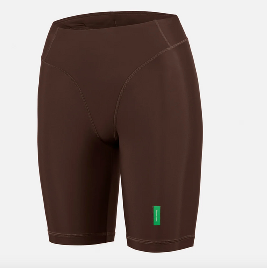 District Vision W  Shorts 7" Pocketed Tights - Marrón 7 Umber - Odda running