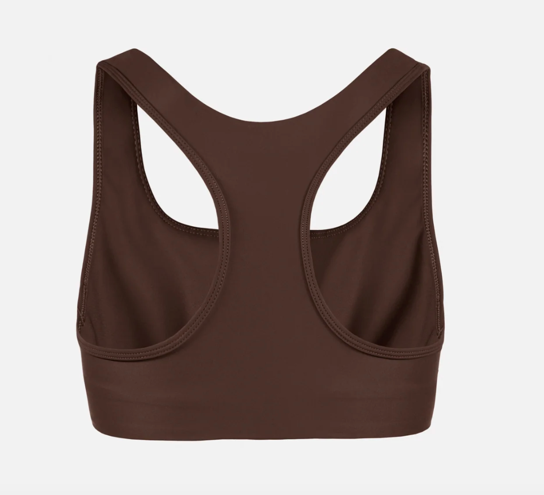 District Vision W Top Racer-Back Bra - Marrón / Umber - Odda running