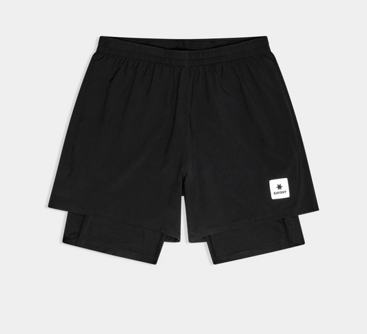 Saysky Shorts  2 in 1 Pace Shorts 5'' - Negro - Odda running
