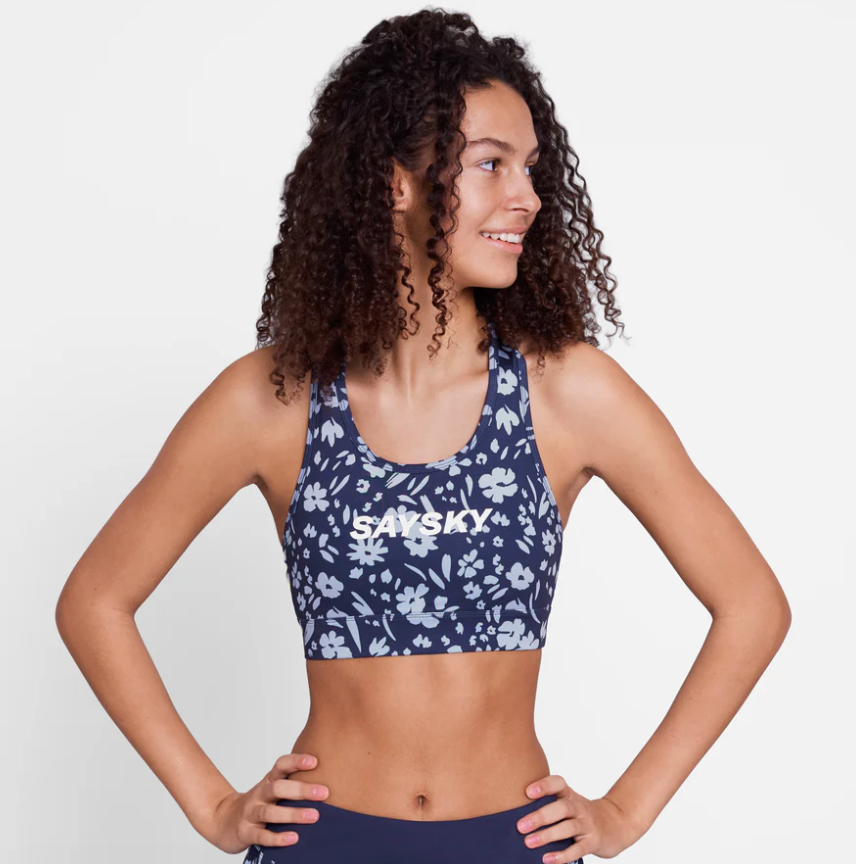 Saysky W Top Flower Combat Sports Bra - Odda running