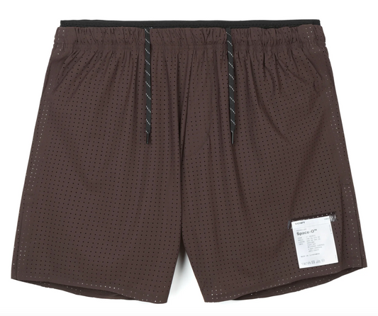 Satisfy Shorts Space‑O™ 5" - Deep Mahogany