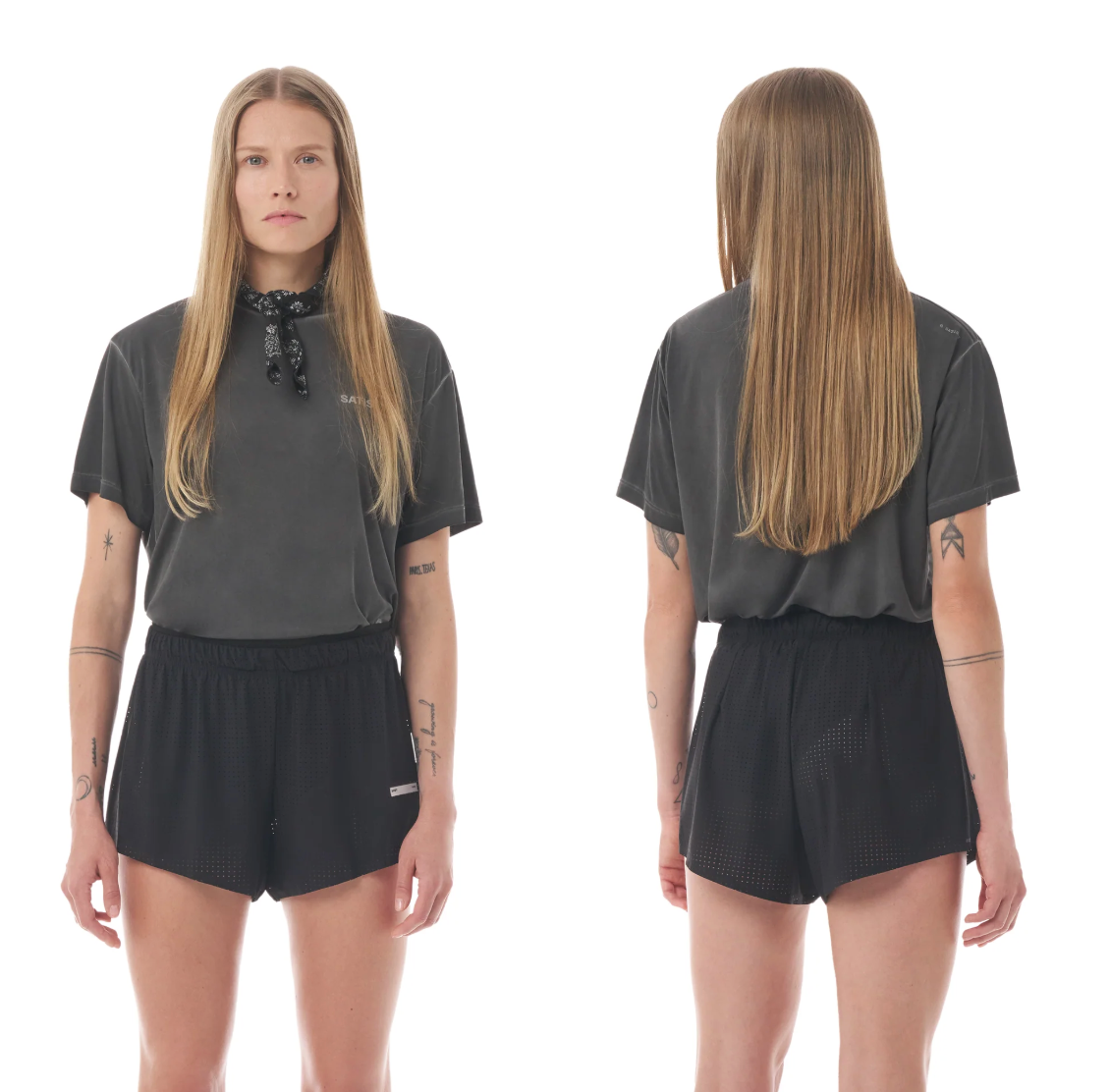 Satisfy W Shorts Space‑O™ 2.5" - Negro