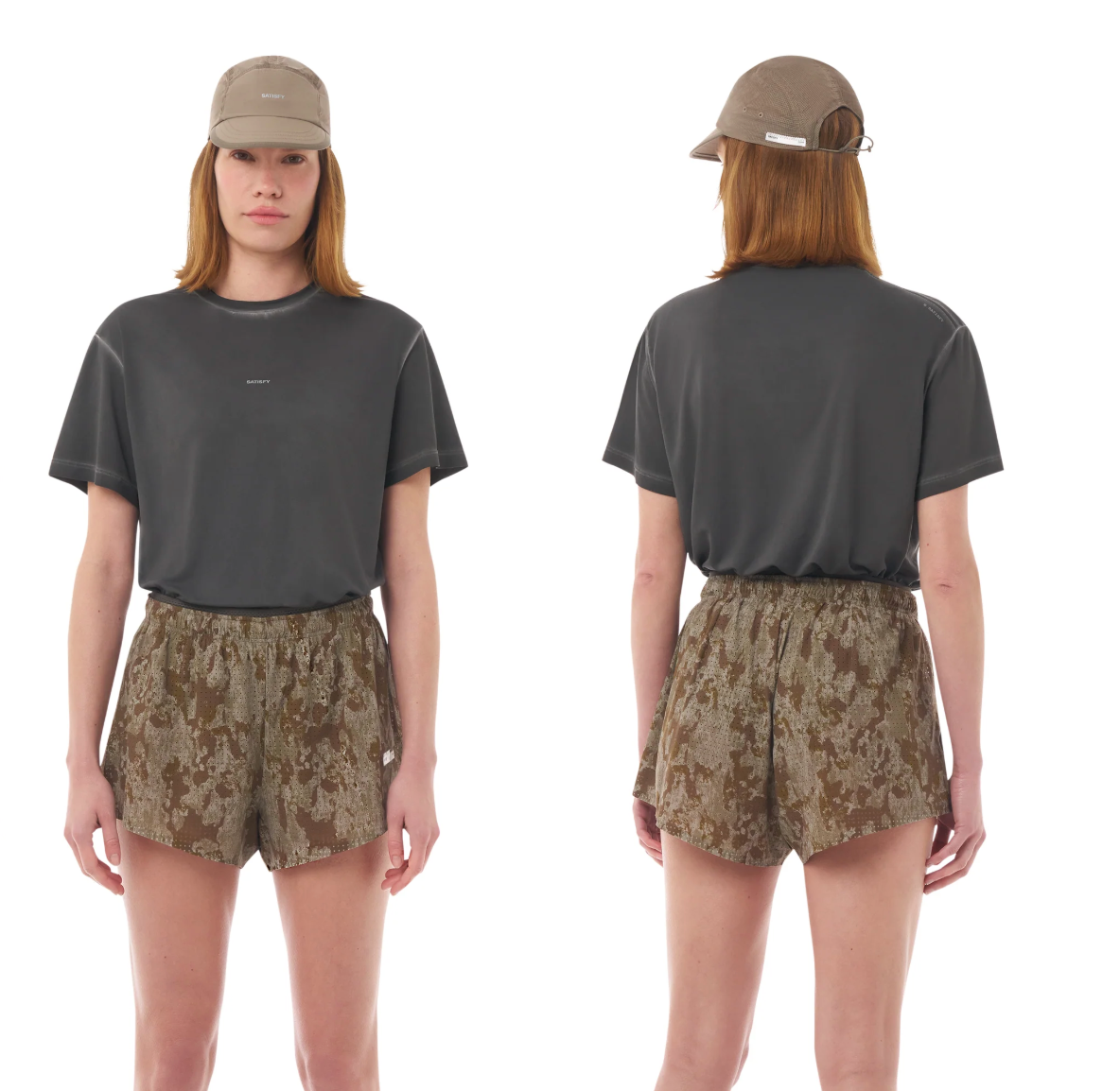 Satisfy W Shorts Space‑O™ 2.5" - Camo