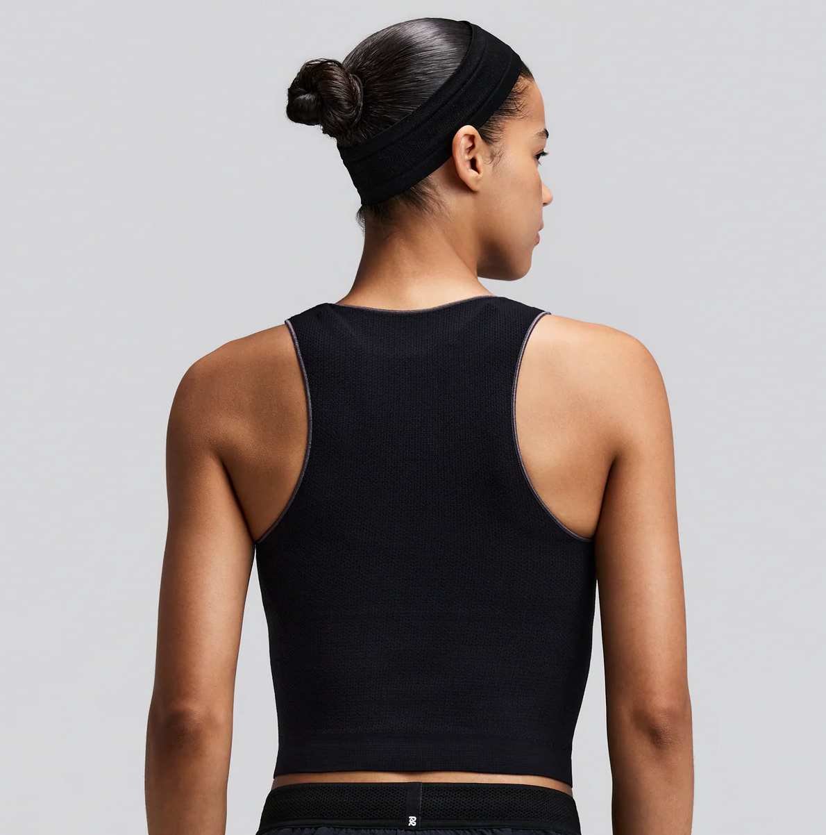 Bandit W Camiseta StretchKnit™ Pop Stitch™ Run Tank - Negro