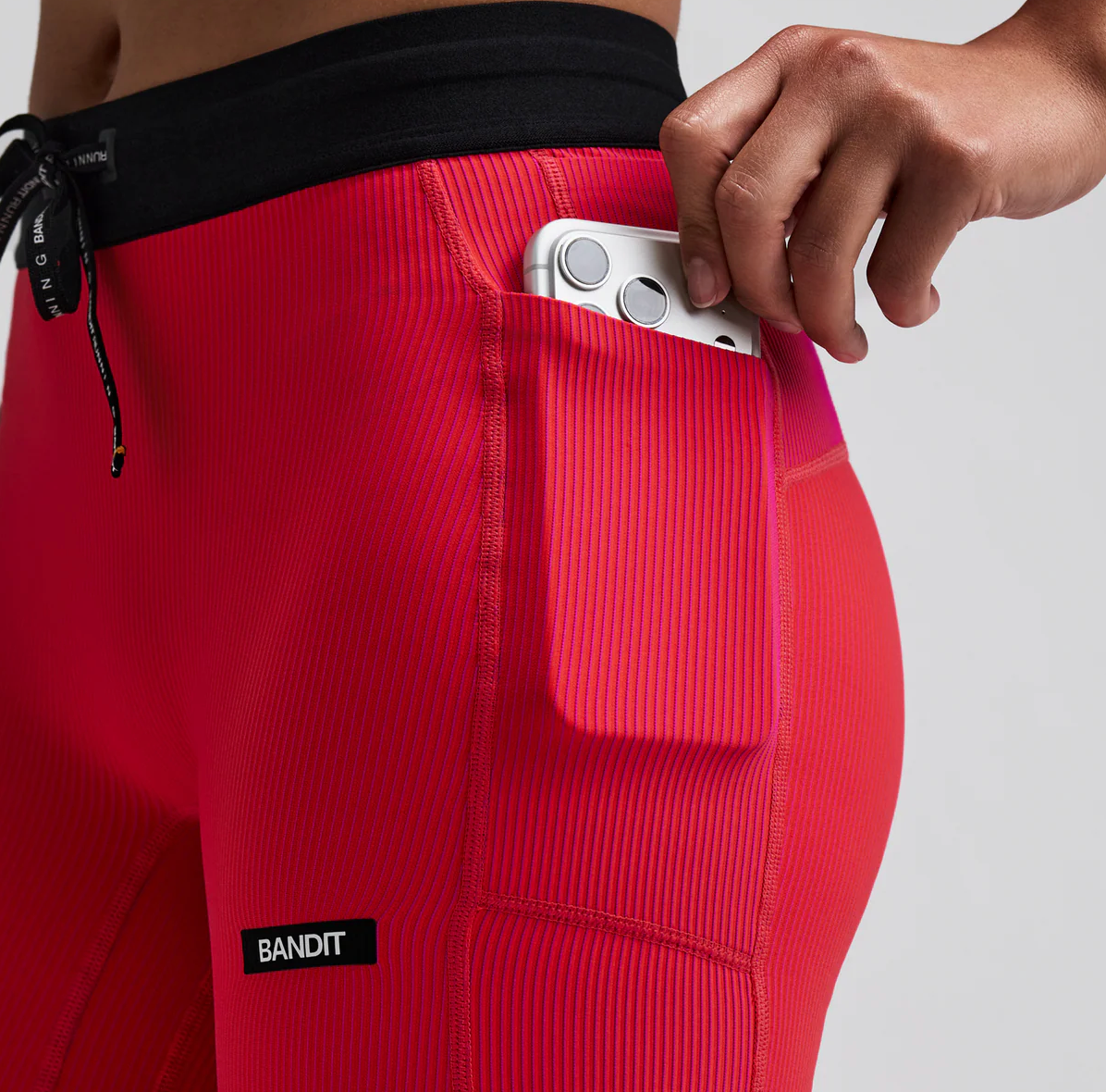 Bandit W Shorts Striped Cadence™ 5" compression - Rosa