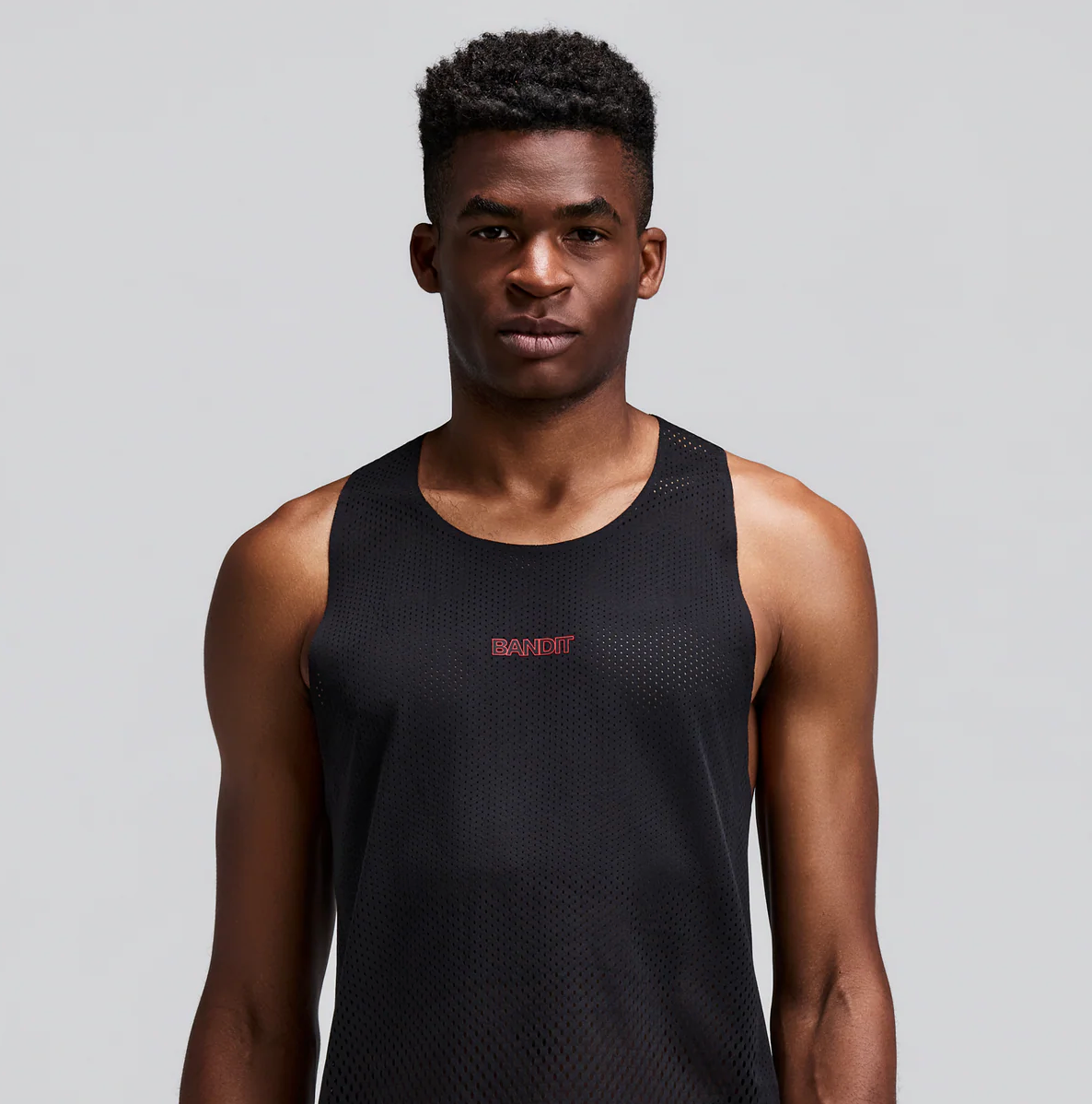 Bandit Camiseta Shredder™ Shorty Race Singlet - Negro