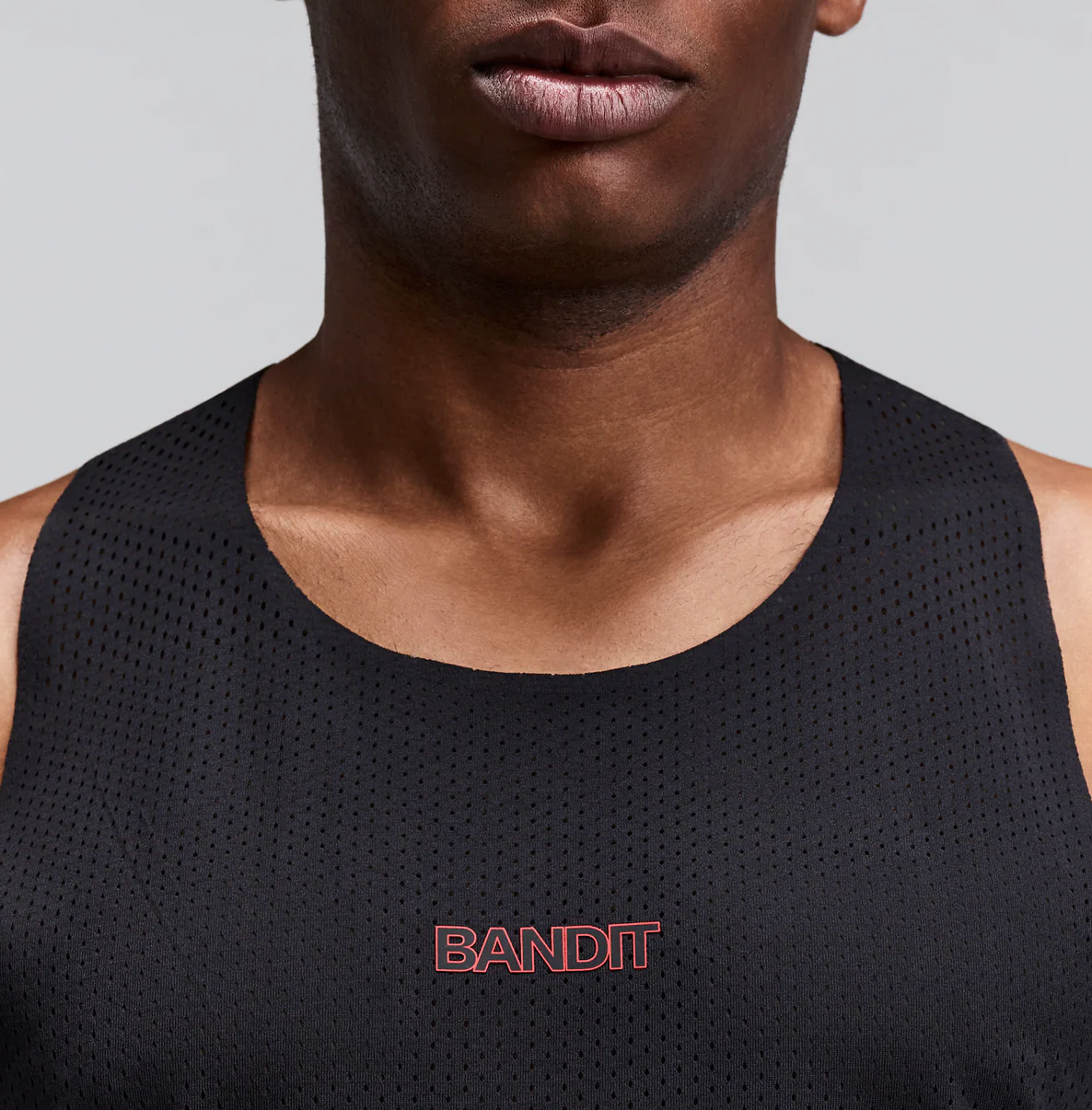 Bandit Camiseta Shredder™ Shorty Race Singlet - Negro
