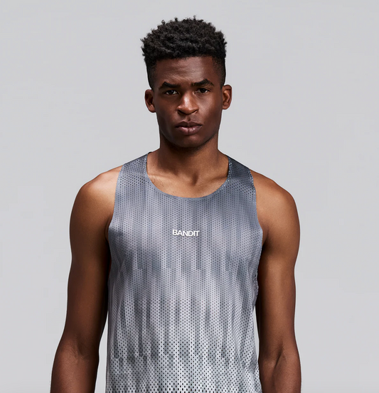 Bandit Camiseta Shredder™ Shorty Race Singlet - Gris