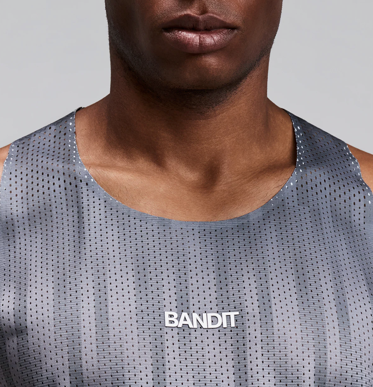 Bandit Camiseta Shredder™ Shorty Race Singlet - Gris