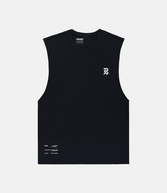 Bandit Camiseta Micromesh™ Run Tank - Negro