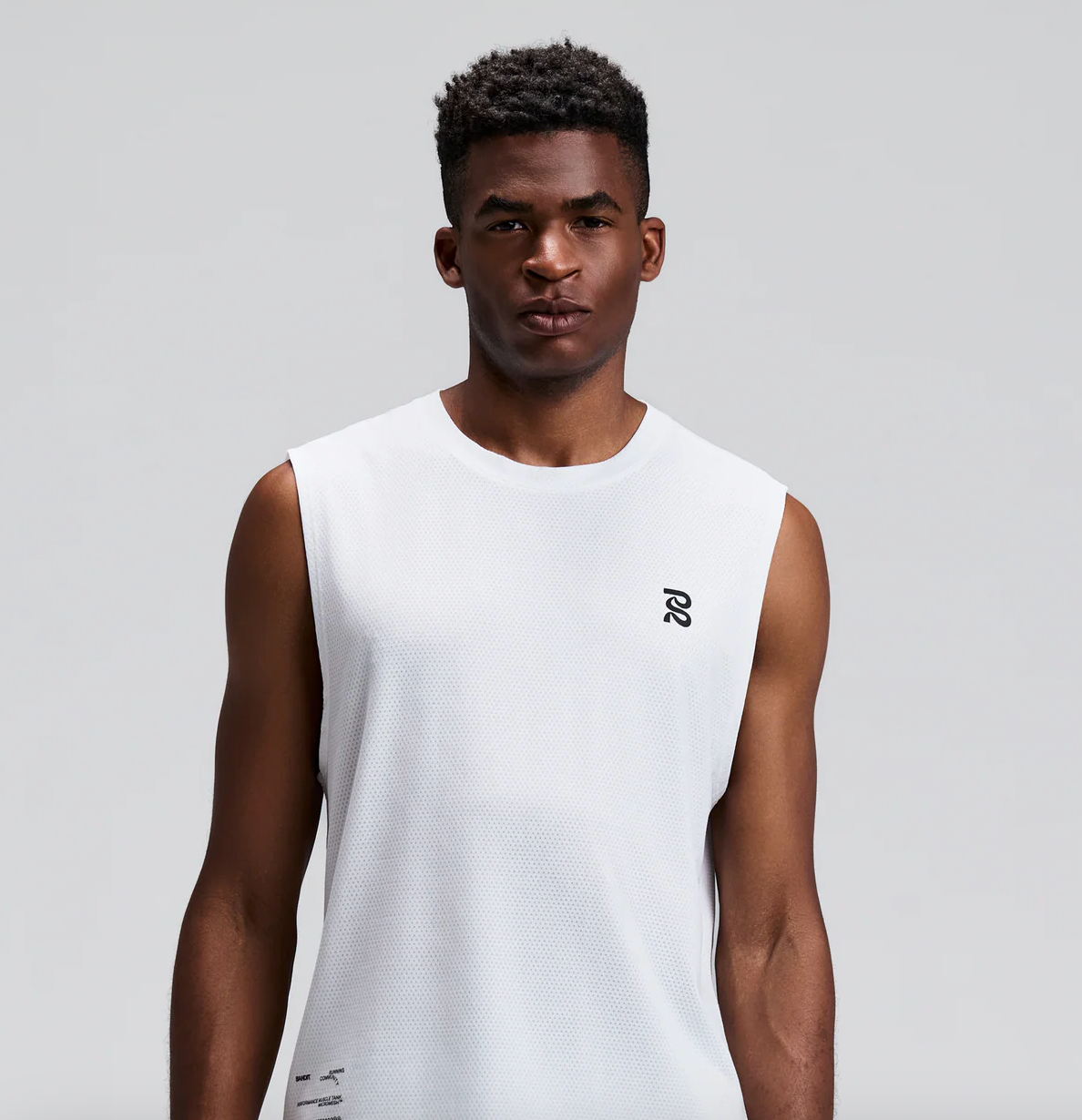 Bandit Camiseta Micromesh™ Run Tank - Blanco