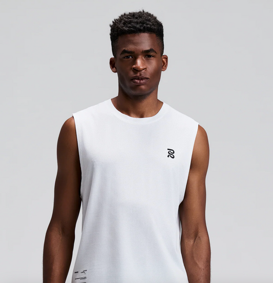 Bandit Camiseta Micromesh™ Run Tank - Blanco