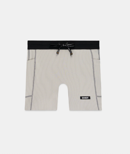 Bandit W Shorts Striped Cadence™ 5" - Blanco Crudo