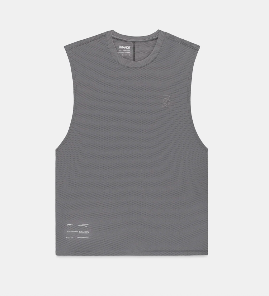 Bandit Camiseta Micromesh™ Run Tank - Gris