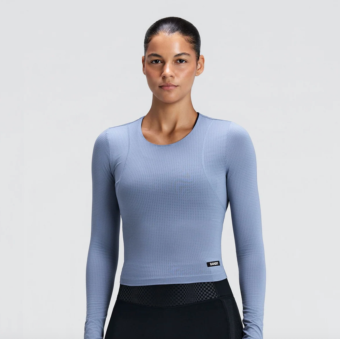 Bandit W Camiseta GeoMesh™ Eclipse Long Sleeve - Azul