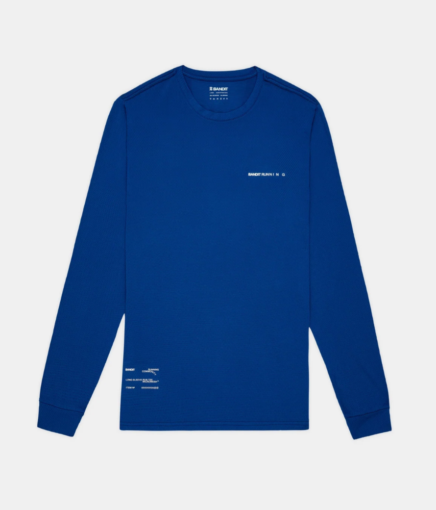 Bandit Camiseta Micromesh™ Long Sleeve - Azul Bauhaus