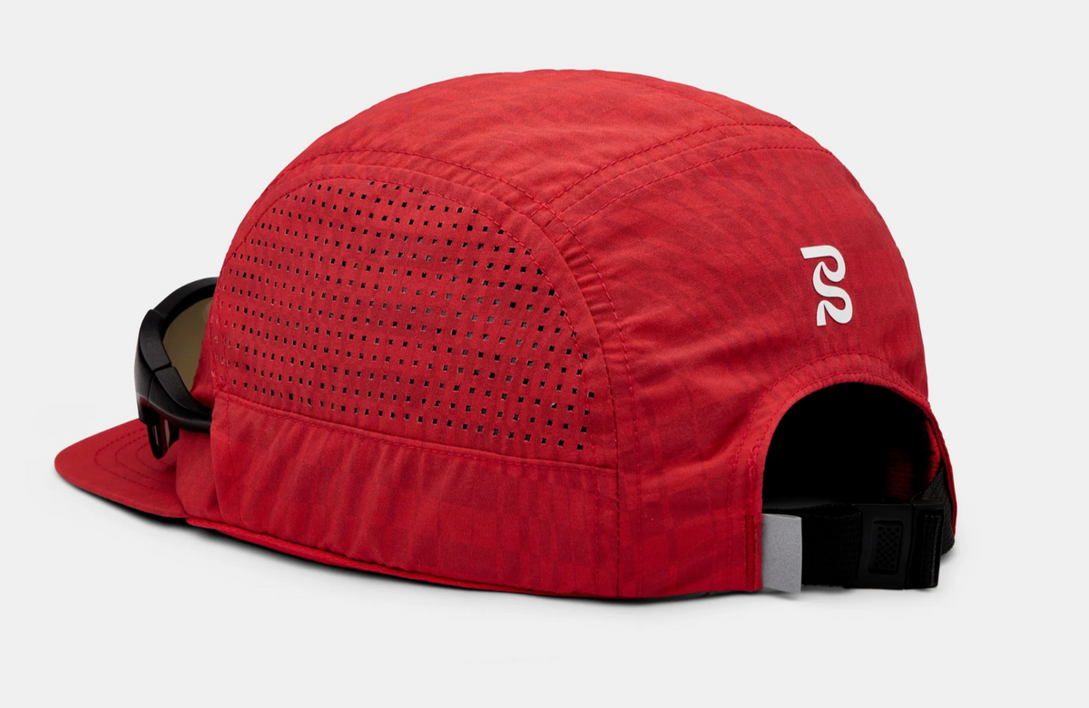 Bandit Gorra Nylon Run Hat with Sunglasses Holder - Rojo