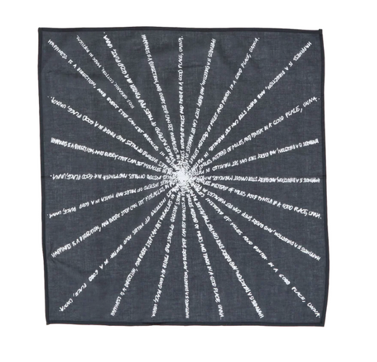 Unna Bandana Mantra Scarf - Negro