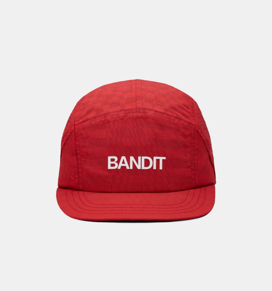Bandit Gorra Nylon Run Hat with Sunglasses Holder - Rojo