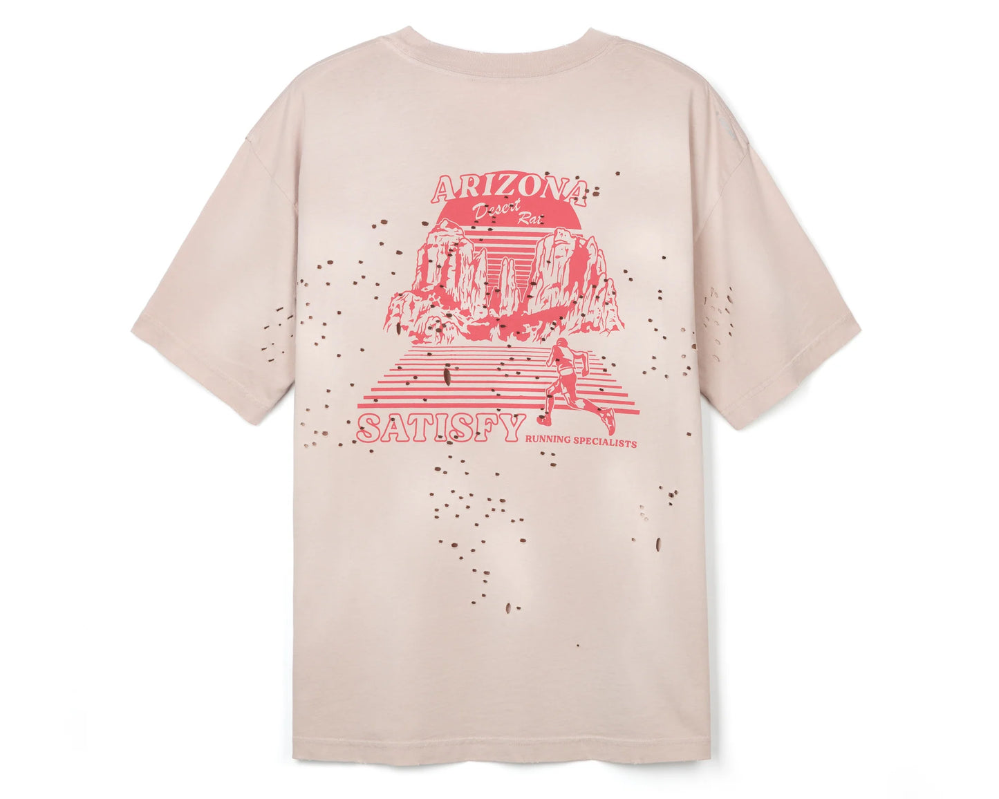 Satisfy MothTech T-Shirt Sun Bleached Sand - Odda running